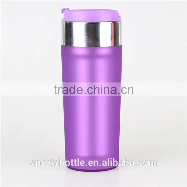 New Design FOR YOU Double Wall Steal Inner AS Outer Travel Mug photo-5