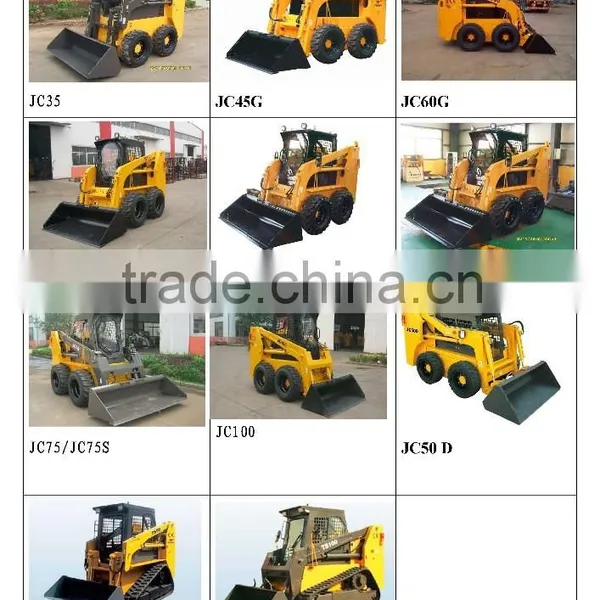 JC45G/JC65G Skid Steer Loader With Attachment Best Price