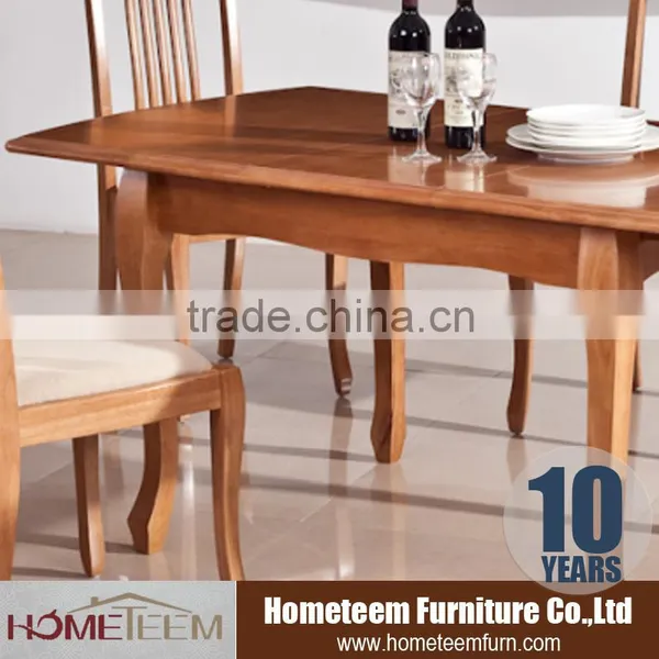 Classic Expanding Dining Table Wood Furniture Feet photo-4