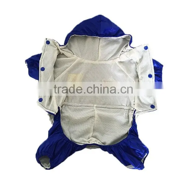Wholesale Large Dog Spring Summer and Early Autumn Double Layer Waterproof Dog Air Force Raincoat Uniform photo-6