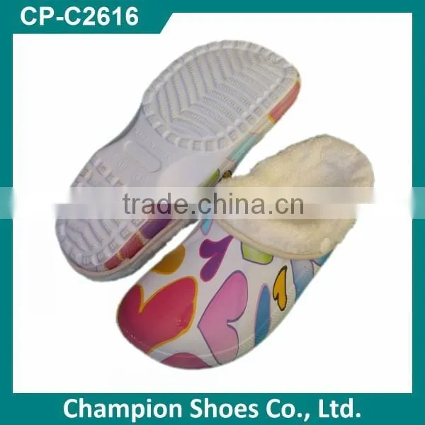 Kinds of Colorful Nursing Clogs With Fur photo-4
