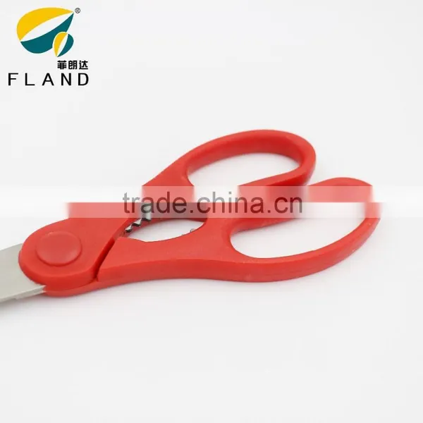 YangJiang Red pp Handle Stainless Steel Kitchen Scissor photo-5