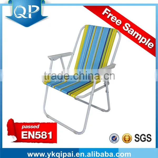 Stripe Fabric Spring Dining Chair