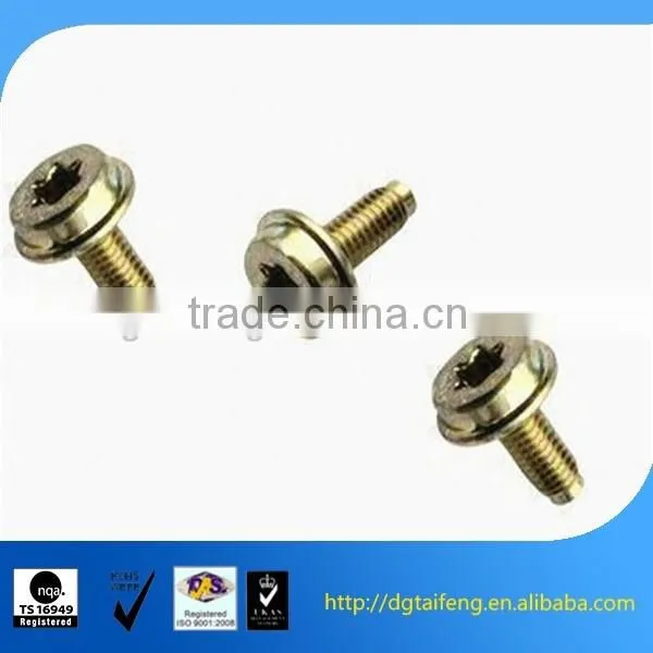 Galvanized Mild Steel Machine Thread Hex Head Cap Screws photo-3
