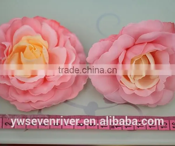 The Simulation Edge Rose 7 cm Flower Heads Artificial Silk Cloth DIY Wedding Flowers Direct Selling Small Wholesale photo-6
