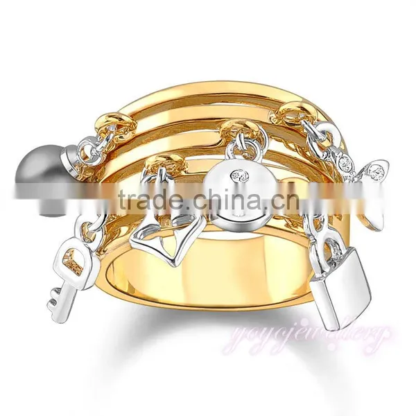 New Arrival New Design Gold Finger Fashion Latest Gold Finger Ring Designs