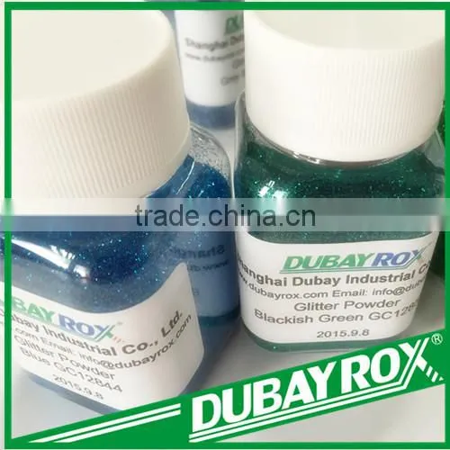 Fine Blue Glitter Powder for Nail Crafts Work Manufacture photo-2