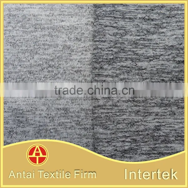 Low Price Knit 4 Way Stretch 95% Polyester 5% Elastane Space Dye Fabric for Activewear photo-2