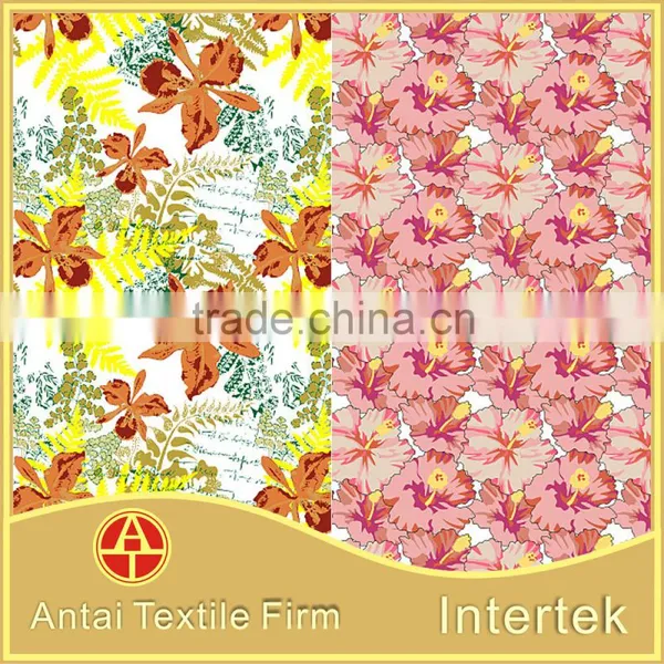 High Quality Custom Flower Printing Lycra Swimwear Fabric/printed Fabric for Ladie's Underwear and Garment photo-4