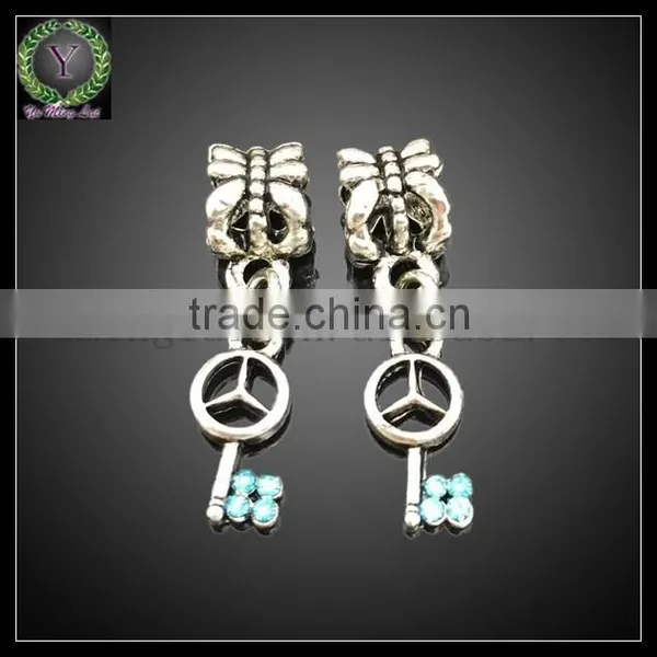 New Design Necklace and Bracelet Alloy Key Shape Pendant 2015