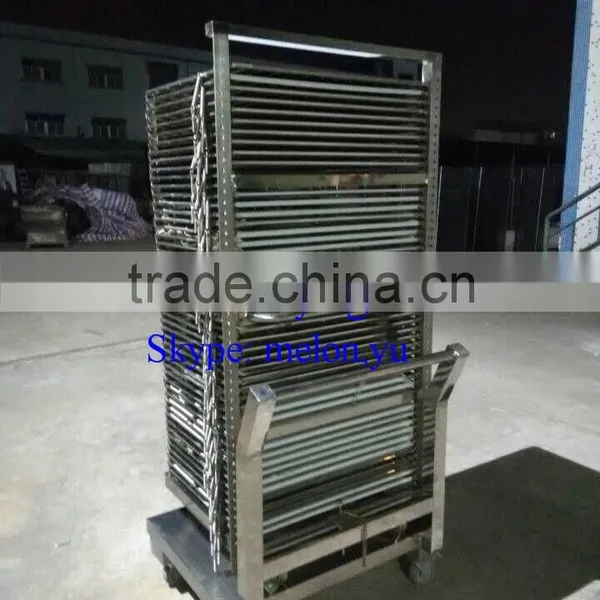 Multilayer Stainless Steel Solid Plate Drying Rack With Chassis Cart for Electronics photo-2