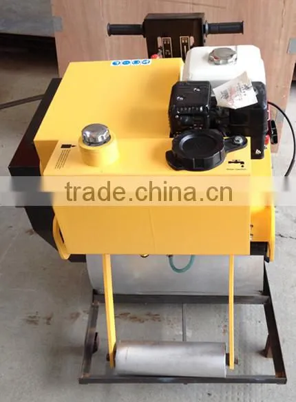 2015 Walk Behind Soil Single Drum Small Mini Vibratory Tamping Roller photo-2