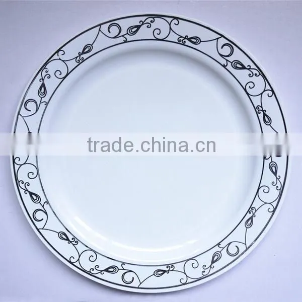 6'' Disposable PS Plate With Silver Rim photo-4