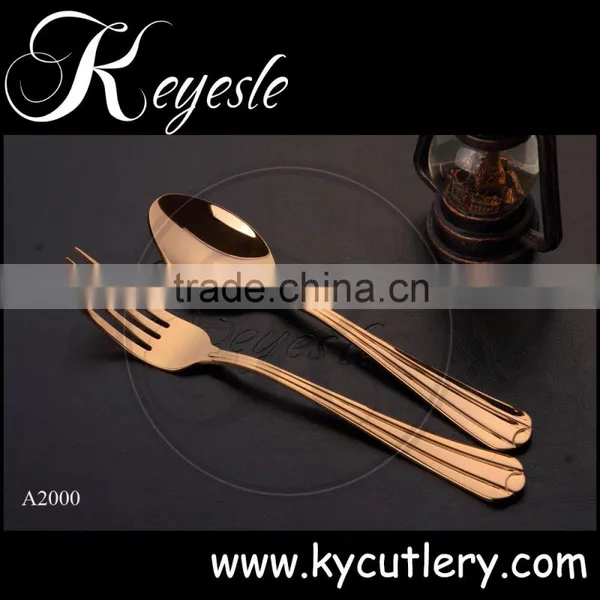 Rose Gold Cutlery,gold Plated Flatware,flatware Set photo-5