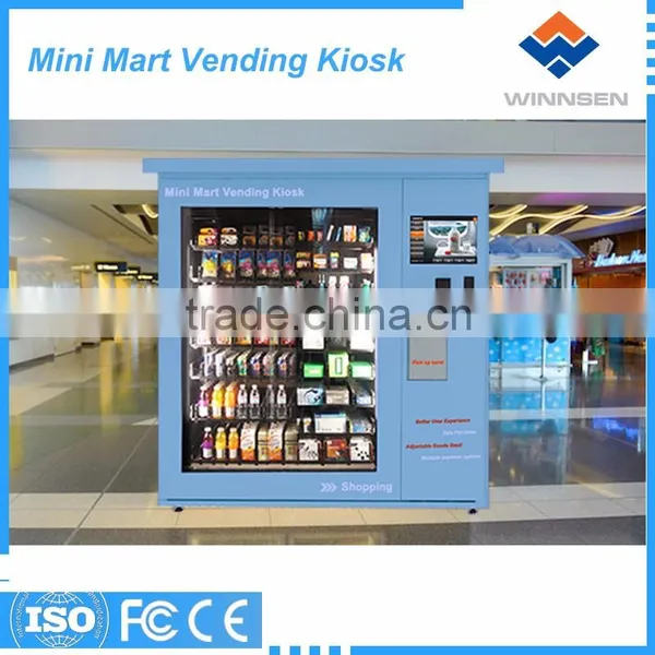 Smart Front Lift System Drinks and Snacks Vending Kiosk photo-4