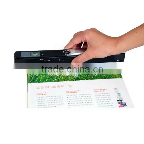Battery Powered Portable Handheld Document Scanner 600dpi Color/mono With Micro-SD Storage