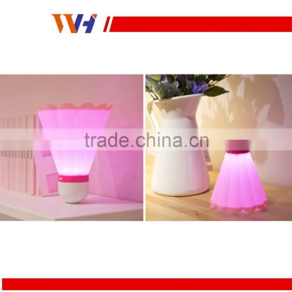 Decrative Desk Badminton Shape USB Led Lamp photo-6