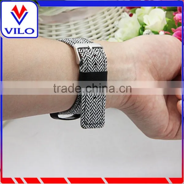 2016 Hot Selling Fashion Canvas Strap Band For Apple Watch 38mm 42mm photo-3
