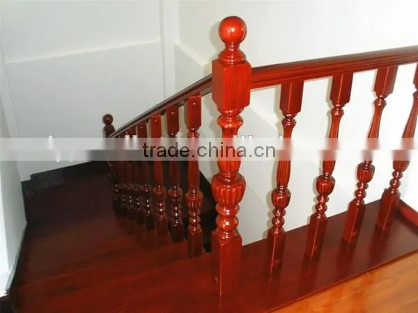 Red Oak Handrail/ Top Wood Stairs Railing photo-2