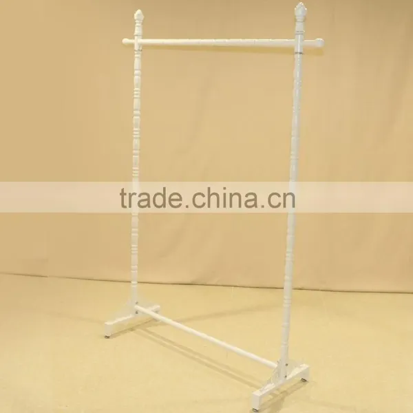 QD-F179Signgle Line Meta Signgle Line Hanging Clothes Display Racks photo-3
