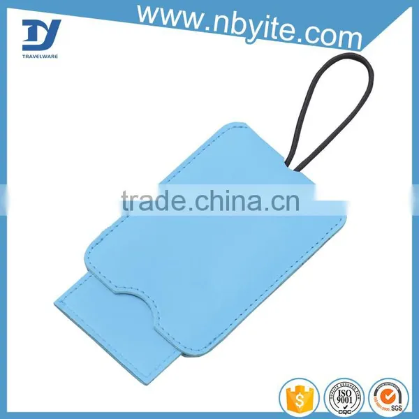 Leather Material and Tag Type Acrylic Luggage Tag photo-3