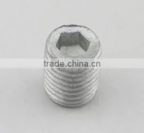 Hot Dip Galvanized Hexagon Socket Set Screws With Flat Point DIN913 photo-2