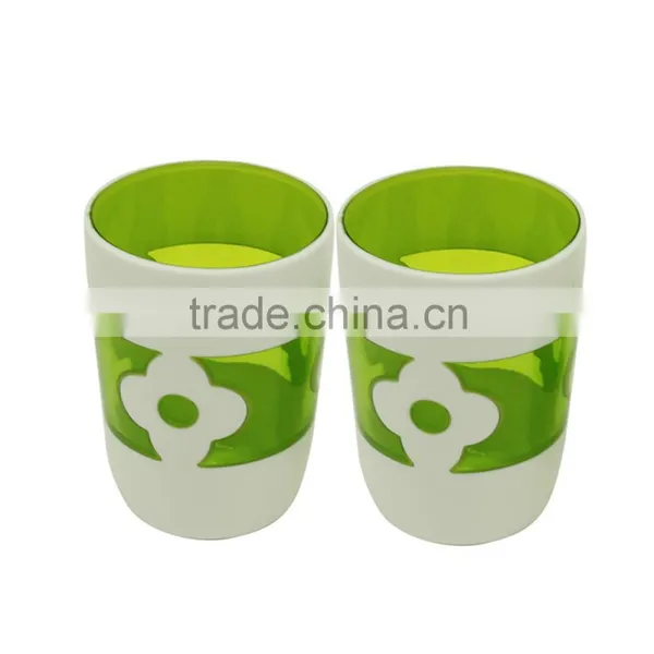 Plastic Material Green Bathroom Accessory Gargle Cup photo-2