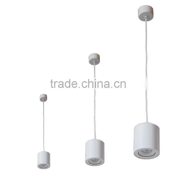 Modern Adjustable 9w Commercial Led Pendant Lighting for High Ceiling