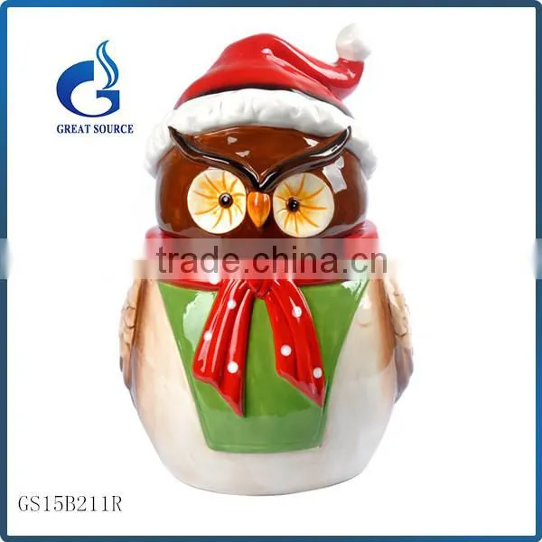 Unique Dog Shape Ceramic Christmas Cookie Storage Jars photo-6