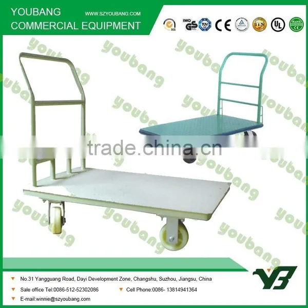2016 Hot Sale Steel Folding Flat Trolley With 4 Wheels photo-2