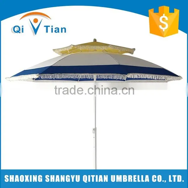 Top Sale Guaranteed Quality Tassel Sturdy Double Umbrella photo-2