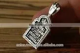 Silver 925 Russian Orthodox Icon Pendant. Burnished Silver photo-4