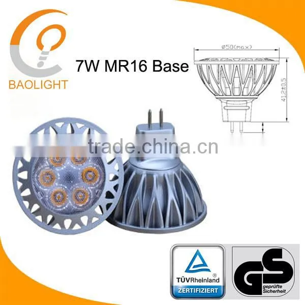 TUV GS 7W 110v 220v 230v Mr16 gu 5.3 Led Spotlight Dimmable photo-2