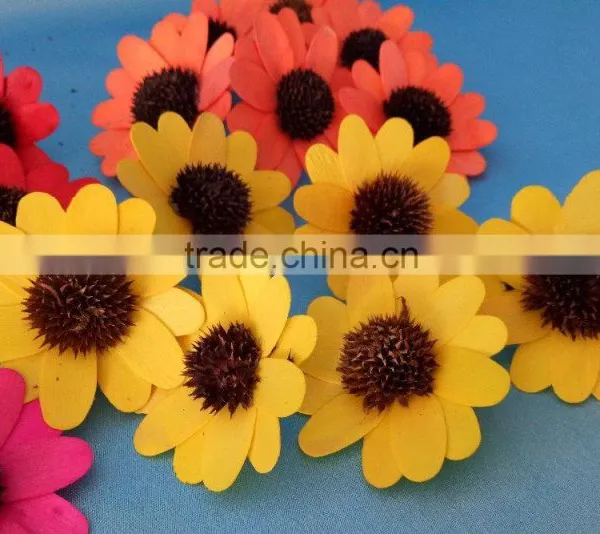 Colorful Wooden Sunflower Diffuser Reed Stick photo-3
