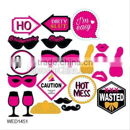 22pcs Halloween Decoration Photo Booth Props Fun Mustache Scary Boo Party Mask Trick or Treat Kids Favors Photography Supplies photo-6