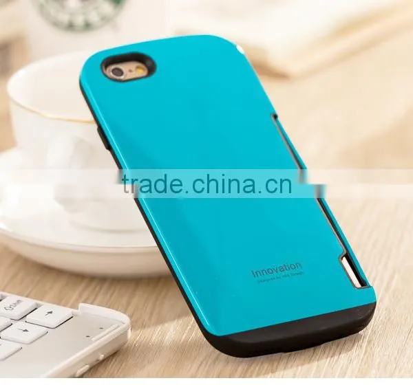 10 Colors Ballistic IFace 5th Innovation Soap Hybrid Case Wallet Card Holder Protector Case for Iphone6/6s photo-2