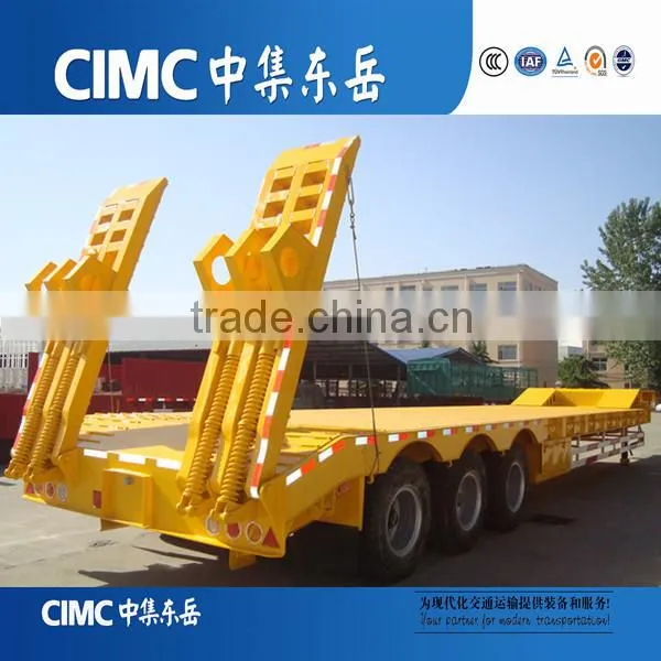 CIMC 60 Ton Low Bed Truck Semi Trailer photo-4