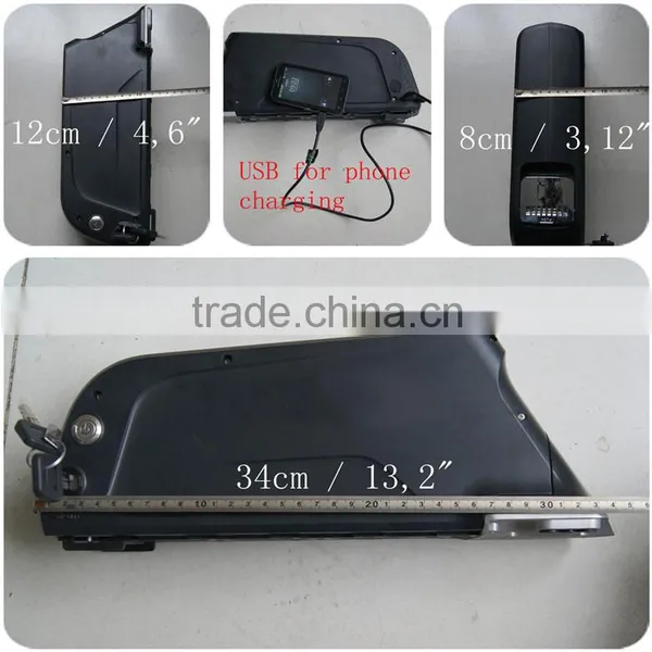 GEB Rechargeable Li-ion 36v 14.5Ah Frame Type Battery for Electric Vehicle With Brand Cells and High Capacity photo-5