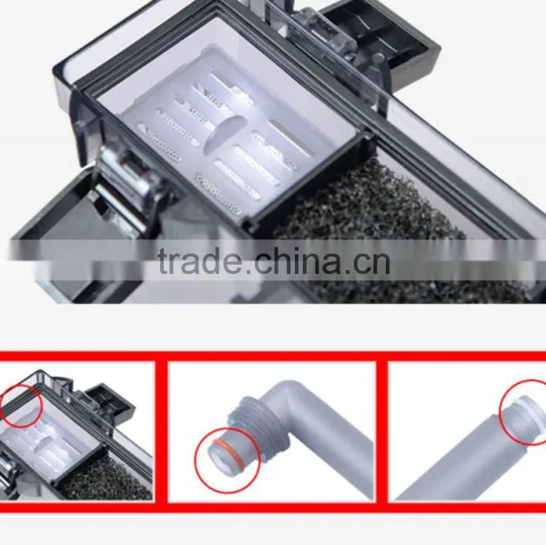 XP-09 Aquarium Jeneca Aleas Water Electric External Hang On Waterfall Effect Filter Pump photo-3