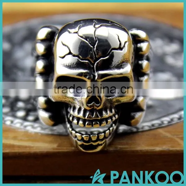 Wholesale Retro Fashion Classic Series of Various Punk Skull Shape Tai Silver and Titanium Unisex Atmosphere Necessary Publicity