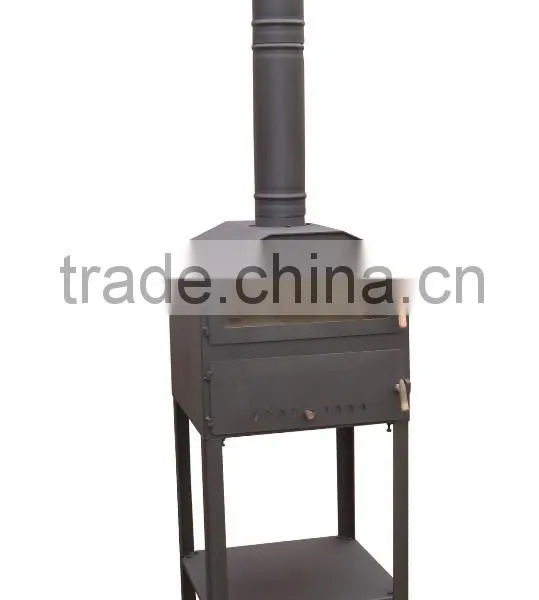 2016 New Steel Pizza Stove China Wood Burning Fireplace With Oven for Wholesale photo-5