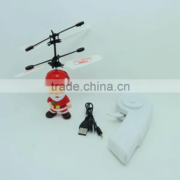 2015 New Products Christmas Flying Toys Kids Induction Flying Santa photo-4