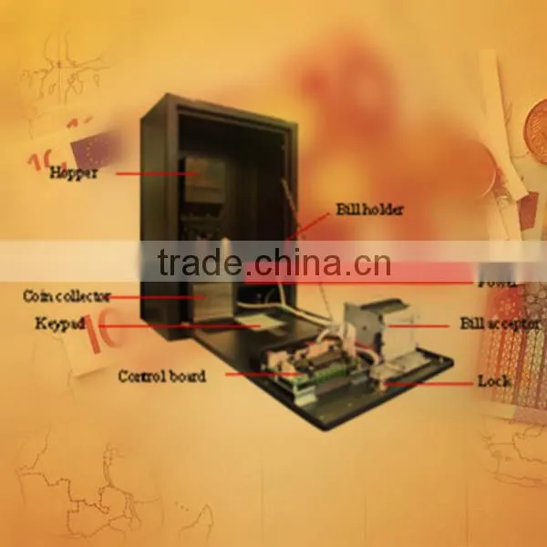 CE Approved Wall Mounted Currency Exchange Machine Bill Coin Changer photo-3