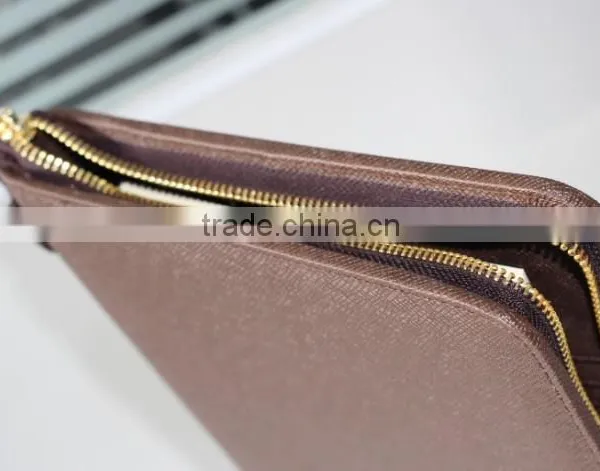 Custom Handmade pu Leather Portfolio With Zipper photo-6