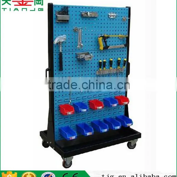 China Popular TJG-KF07 Plastic Bins Metal Tools Rack Hanging Shelf Panel Tool Hanging Board photo-2