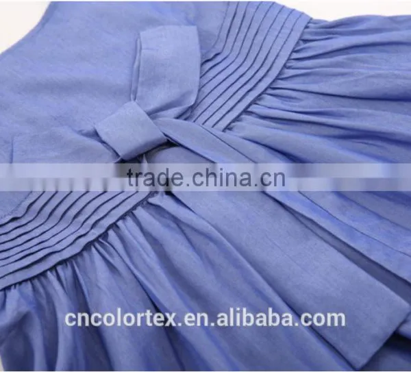 Girls Summer Cross-over Collar Bowknot Pleated Princess Vest Skirt photo-6