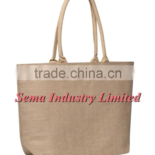 Personalised Jute Shoulder Bags and Burlap Sack for Wholesale photo-4