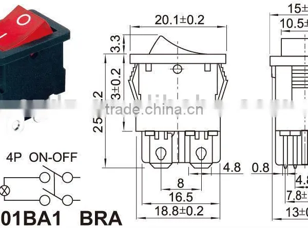 16a 30a Lighted Rocker Switch,rocker Switch Used in Desk USB Mini Fan photo-4