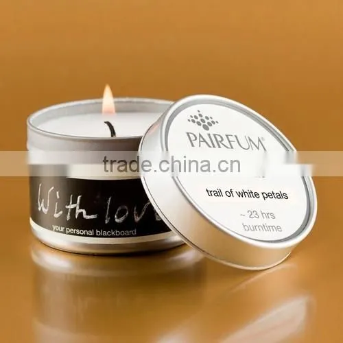Metal Lid Tin Candle Branded Label Wholesale photo-6