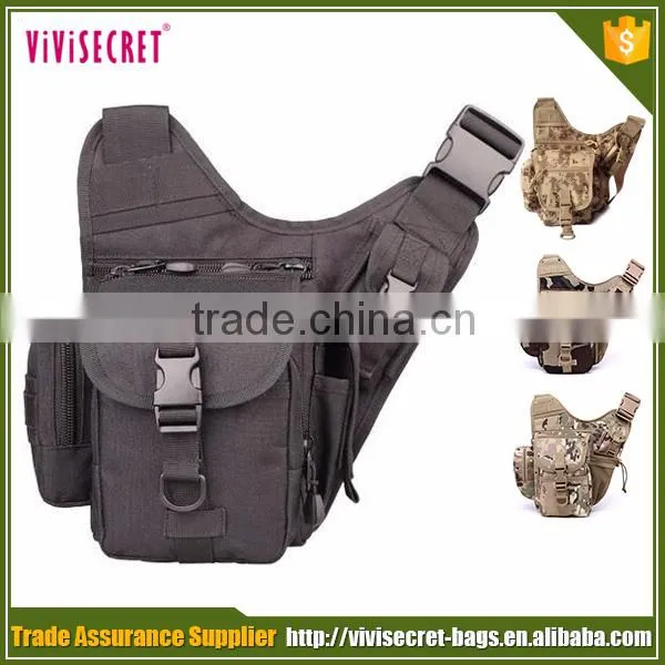 High Quality Durable Outdoor Cross Body Military Army Tactical Motorcycle Saddle Bag for Men photo-3
